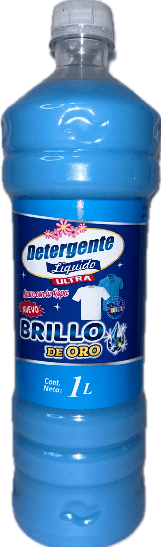 Detergente Liquido Brillo de Oro x 1 L