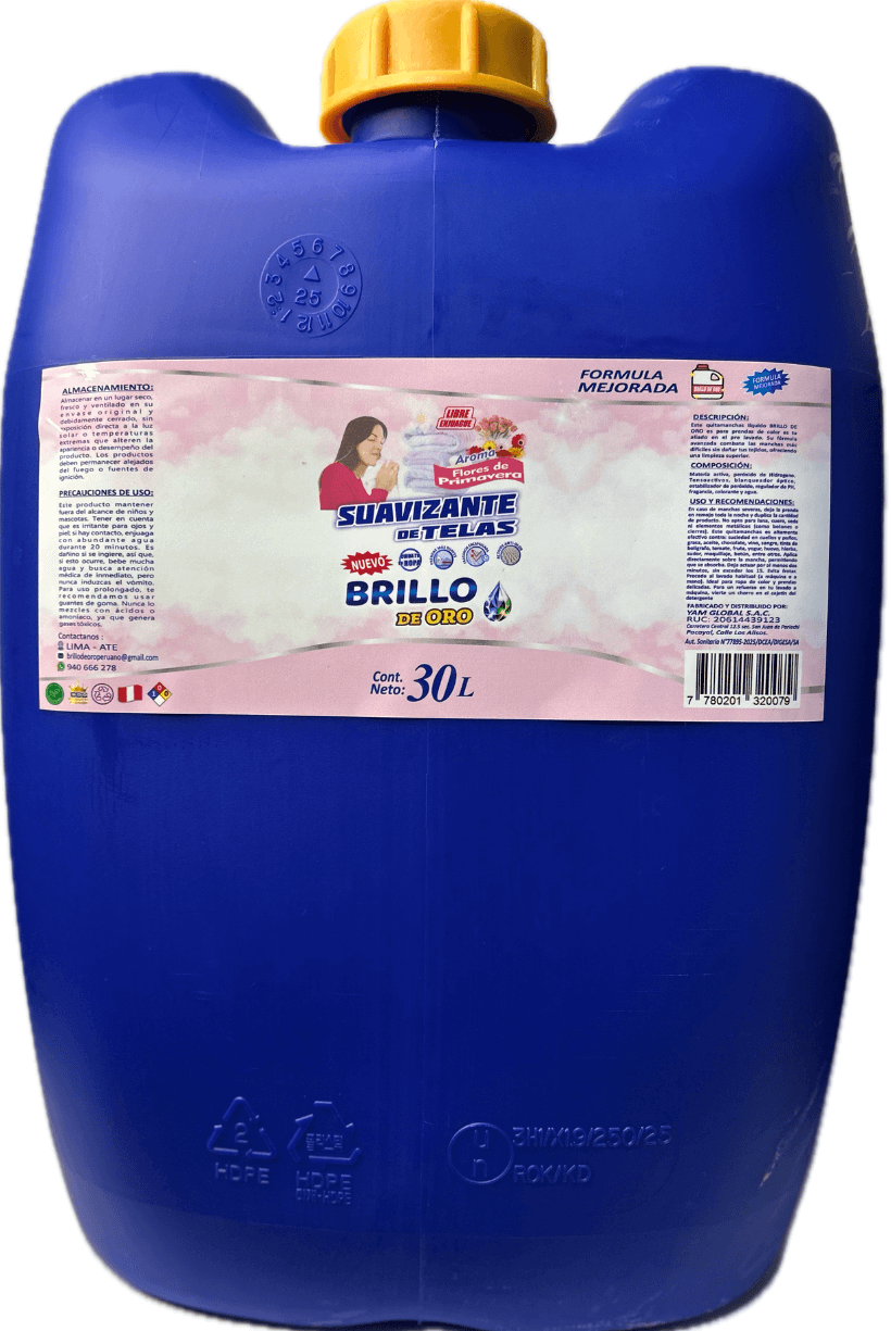 Suavizante de Tela Aroma Flores de Primavera x 30 L