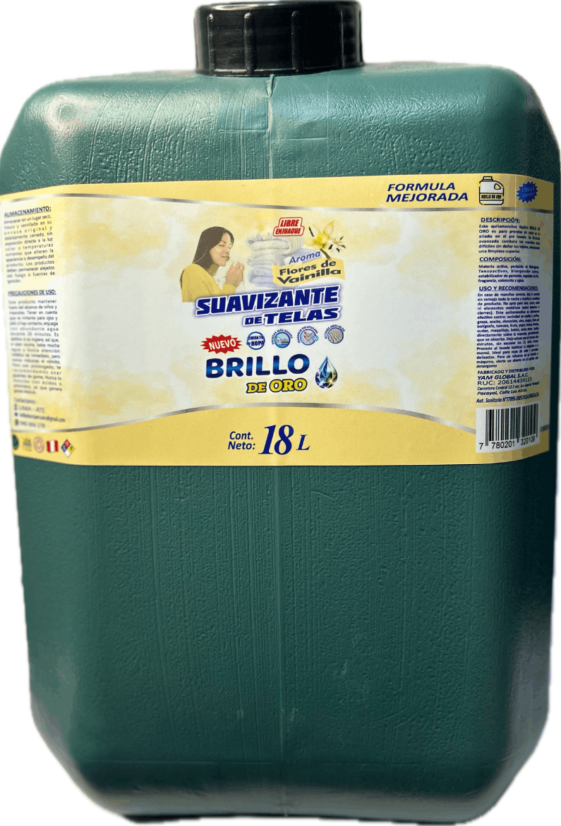 Suavizante de Tela Aroma Flores de Vainilla x 18 L